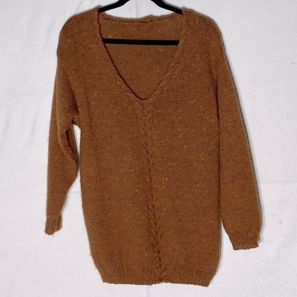 Women’s Ochre Soft Knit V Neck Sweater L - Picture 10 of 10